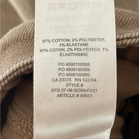 ❌SOLD❌ Wilfred Free Modern Cargo Pant High-waisted cargo pants brown size 8 - Picture 14 of 15